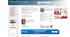 Desktop Screenshot of painterforum.com
